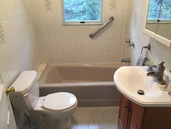 Before and After Walk in Tub installation in NY